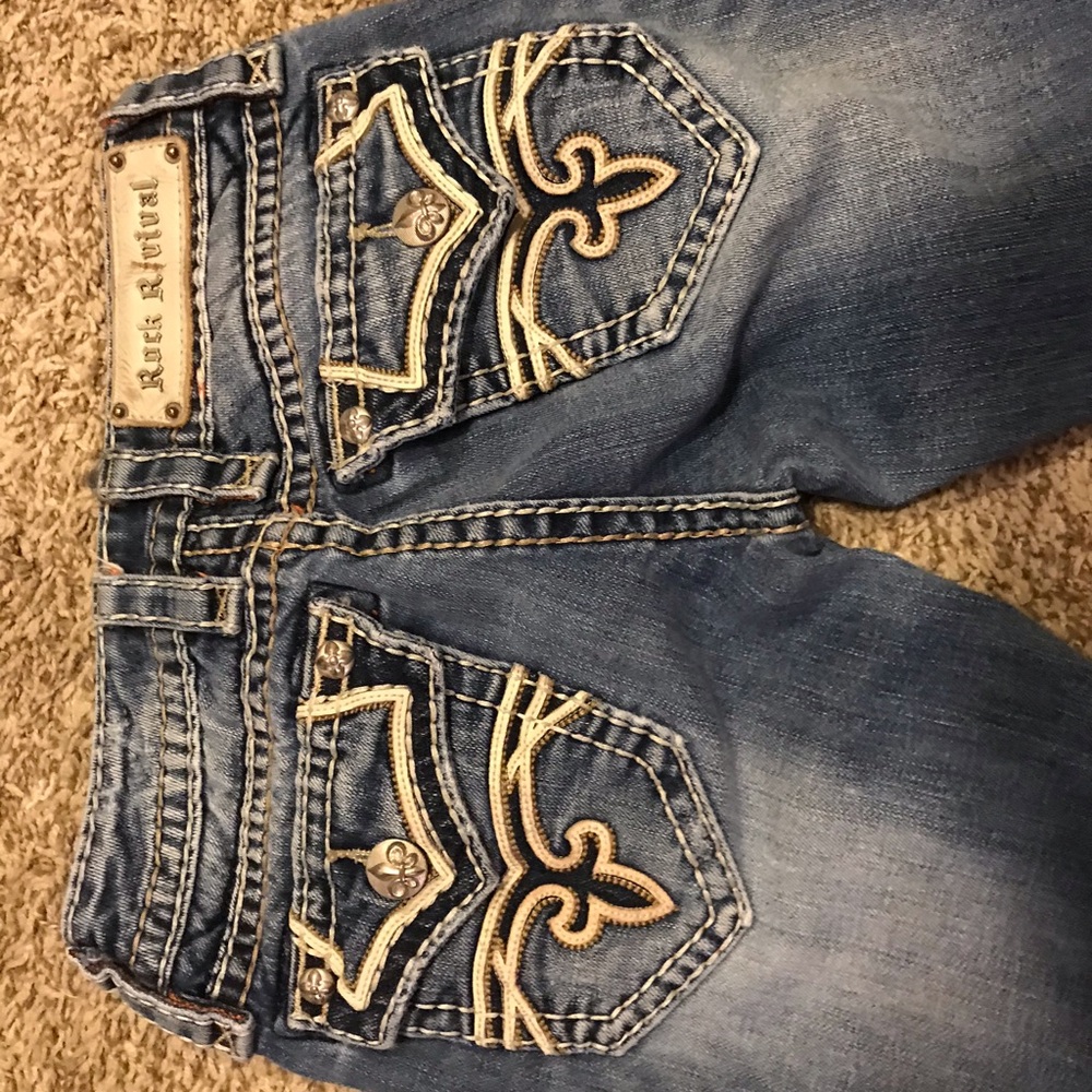 Rock Revival buckle jeans